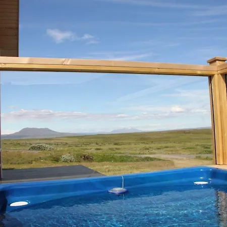 Blue View Cabin 1B With Private Hot Tub Reykholt  Exterior photo